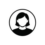 simple woman avatar icon for account or profile use free vector.jpg